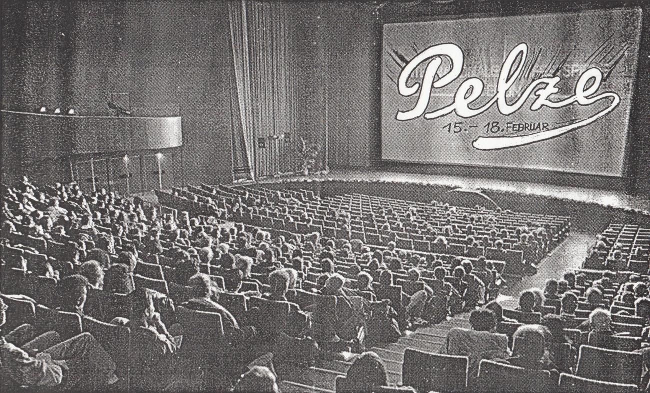 Cinepelze, 1995. Video- und Filmprogramm im Pelze Multimedia, Flyer/Plaka