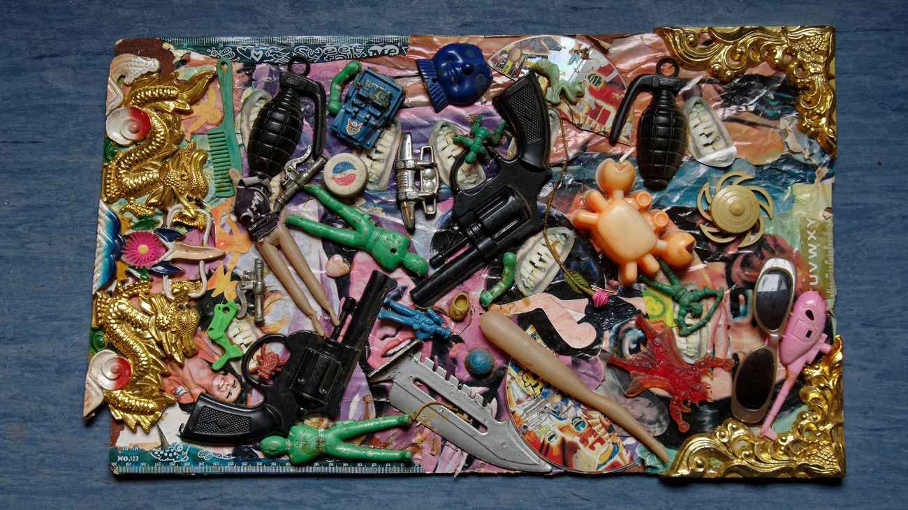Materialcollage